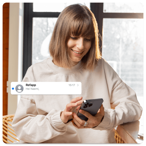 Referansene svarer når det passer dem – på mobil eller datamaskin