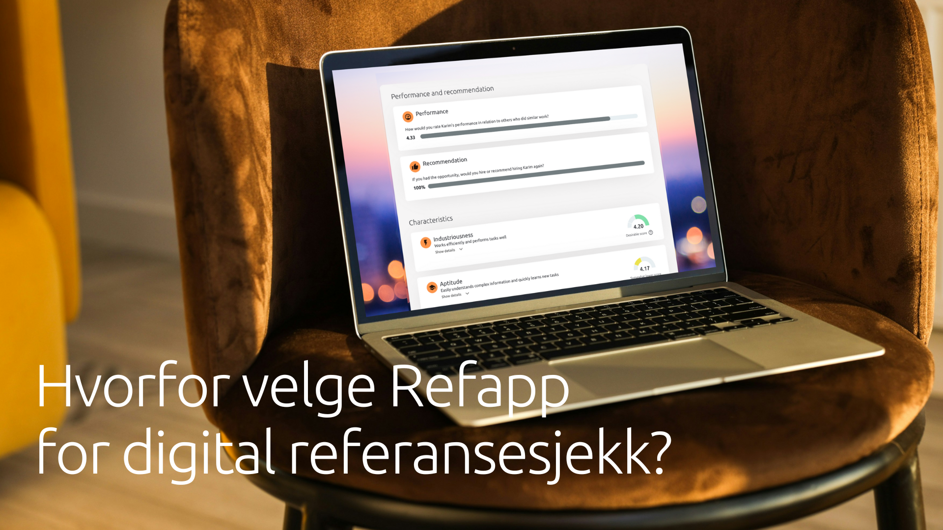 Hvorfor velge Refapp for digital referansesjekk?